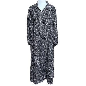 Max Studio Black and White Maxi Dress - Size 3X - NWT